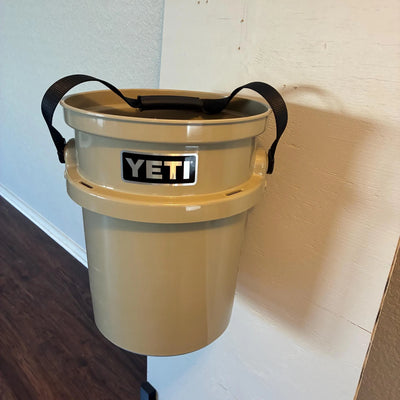 Yeti LoadOut Bucket Wall Mount | 3D Printed Garage & Shop Organizer