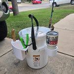 Yeti LoadOut Bucket Fishing Rig | 3D Printed Rod Holder Cup Holder & Tool Mount